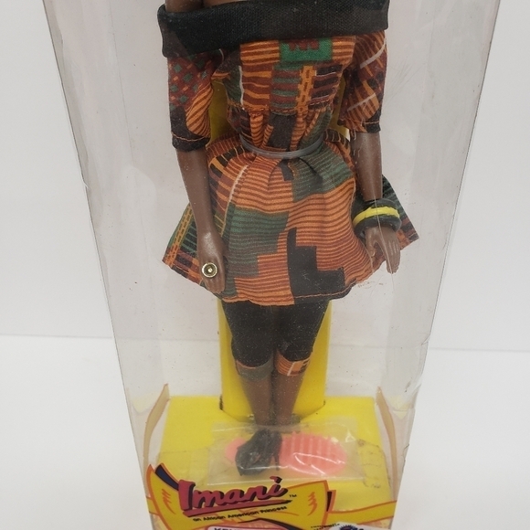 Imani 11.5" African American Princess Kente Fun 1991 Vintage Doll - Picture 9 of 10